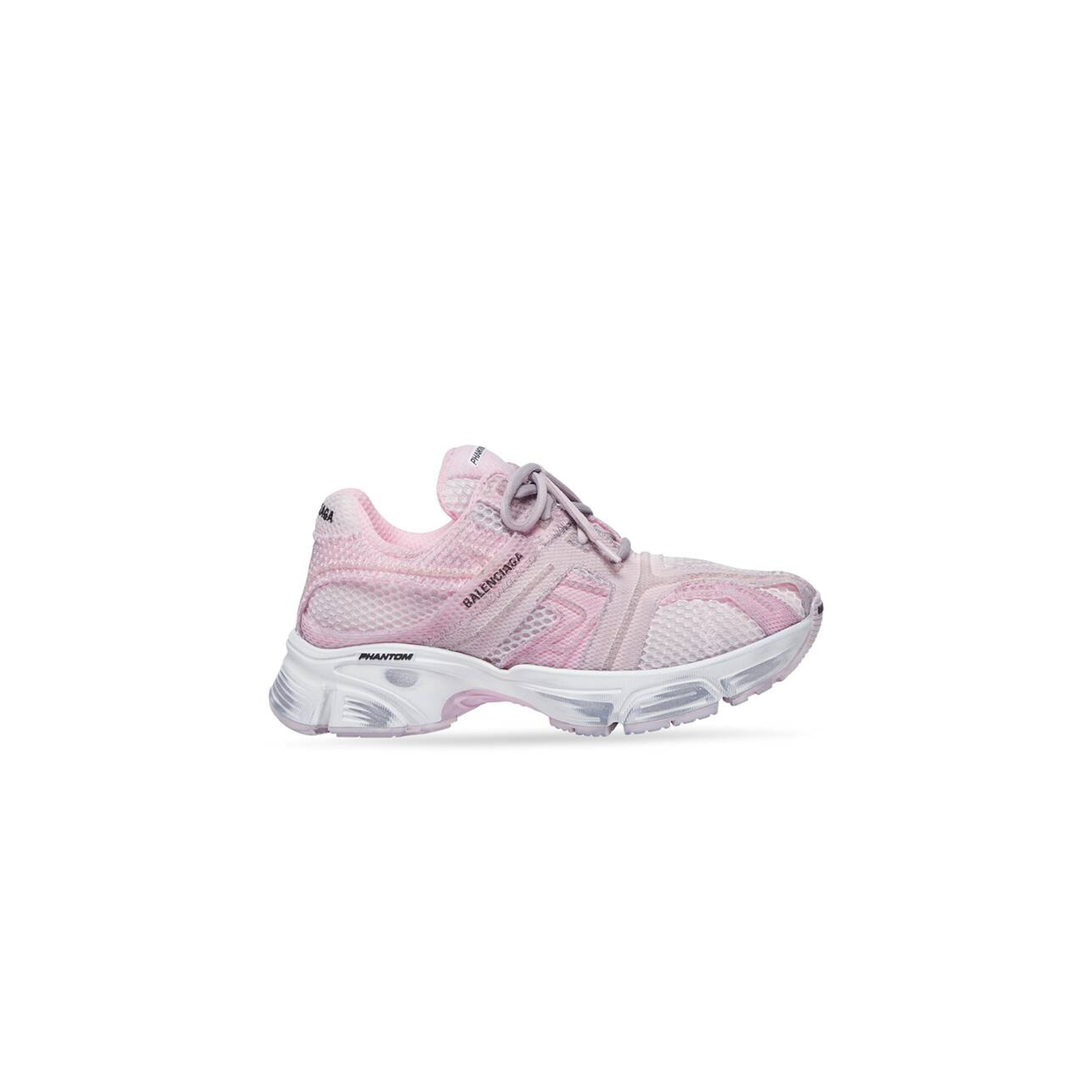 BALENCIAGA WOMEN'S PHANTOM SNEAKER WASHED IN PINK 679339W2E915390